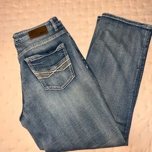 BKE DENIM MENS JEANS Tyler Straight (W)36 x (L)30